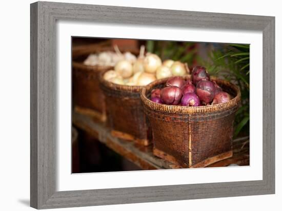 Cambodia Market II-Erin Berzel-Framed Photographic Print