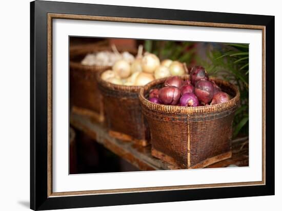 Cambodia Market II-Erin Berzel-Framed Photographic Print