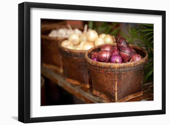 Cambodia Market II-Erin Berzel-Framed Photographic Print