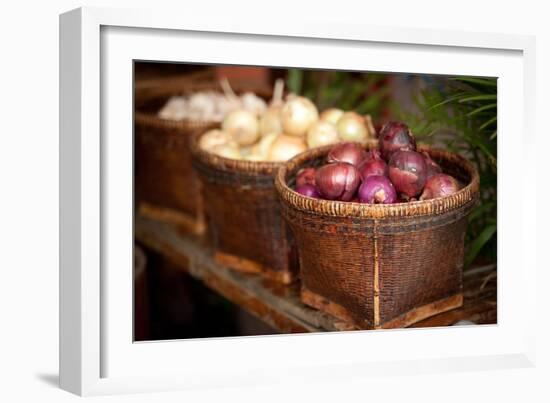 Cambodia Market II-Erin Berzel-Framed Photographic Print