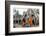 Cambodia, Siem Reap, Angkor Wat Complex. Monks Inside Ta Prohm Temple (Mr)-Matteo Colombo-Framed Photographic Print