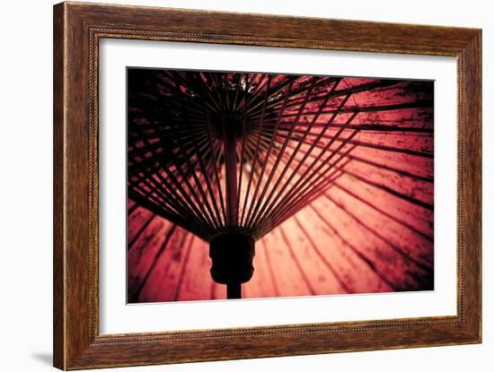 Cambodia Umbrella-Erin Berzel-Framed Photographic Print