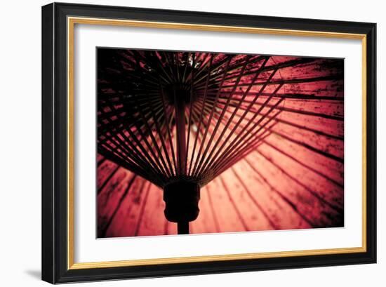 Cambodia Umbrella-Erin Berzel-Framed Photographic Print