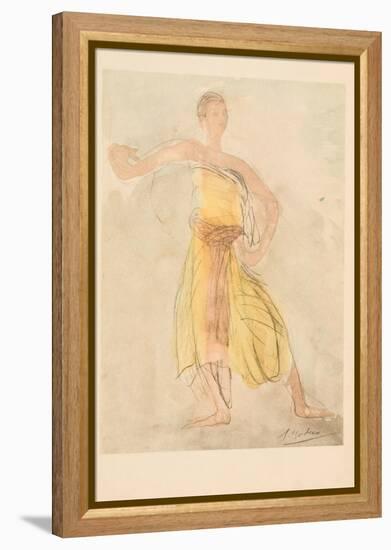 Cambodian Dancer, 1911 (Photogravure)-Auguste Rodin-Framed Premier Image Canvas