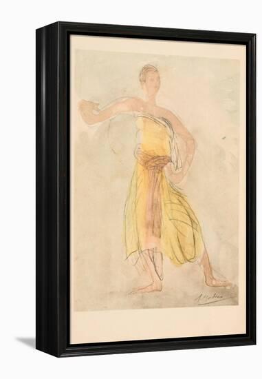 Cambodian Dancer, 1911 (Photogravure)-Auguste Rodin-Framed Premier Image Canvas