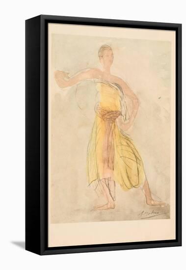 Cambodian Dancer, 1911 (Photogravure)-Auguste Rodin-Framed Premier Image Canvas