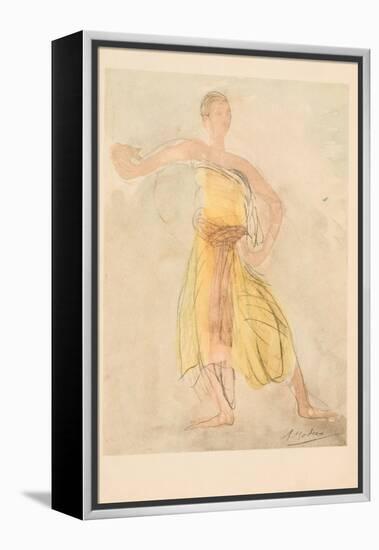 Cambodian Dancer, 1911 (Photogravure)-Auguste Rodin-Framed Premier Image Canvas