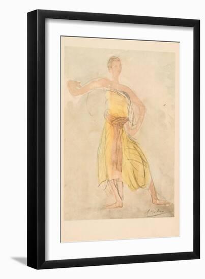 Cambodian Dancer, 1911 (Photogravure)-Auguste Rodin-Framed Giclee Print