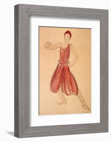 Cambodian Dancer-Auguste Rodin-Framed Art Print