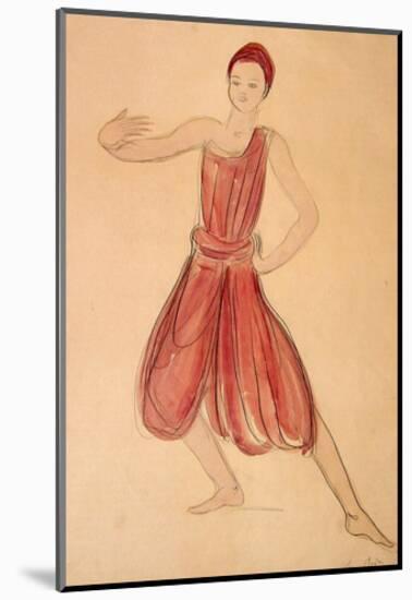 Cambodian Dancer-Auguste Rodin-Mounted Art Print