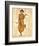 Cambodian Dancer-Auguste Rodin-Framed Art Print