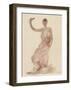 Cambodian Dancer-Auguste Rodin-Framed Art Print