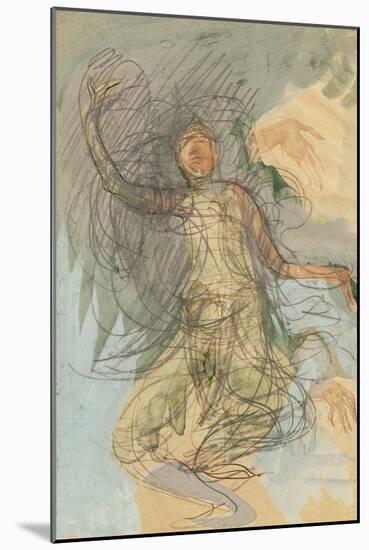 Cambodian Dancer-Auguste Rodin-Mounted Giclee Print