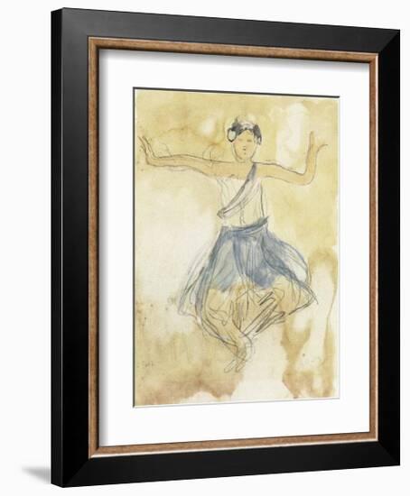 Cambodian Dancers-Auguste Rodin-Framed Art Print