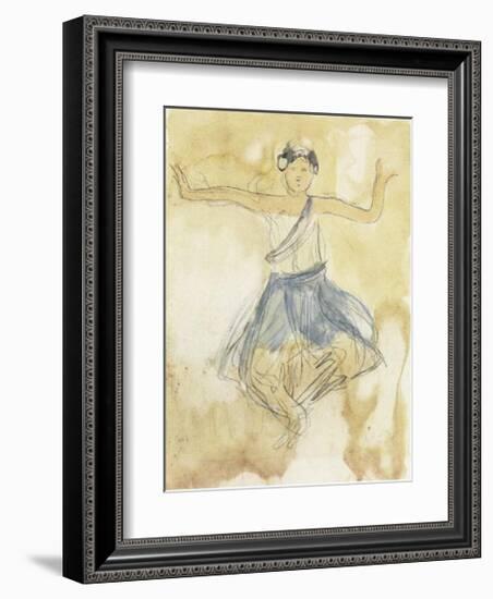 Cambodian Dancers-Auguste Rodin-Framed Art Print