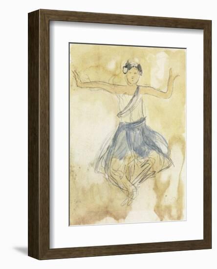 Cambodian Dancers-Auguste Rodin-Framed Art Print