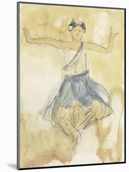 Cambodian Dancers-Auguste Rodin-Mounted Art Print