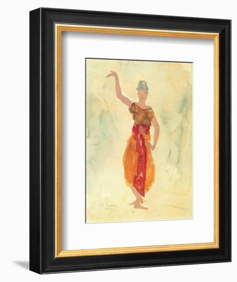 Cambodian Dancers-Auguste Rodin-Framed Art Print