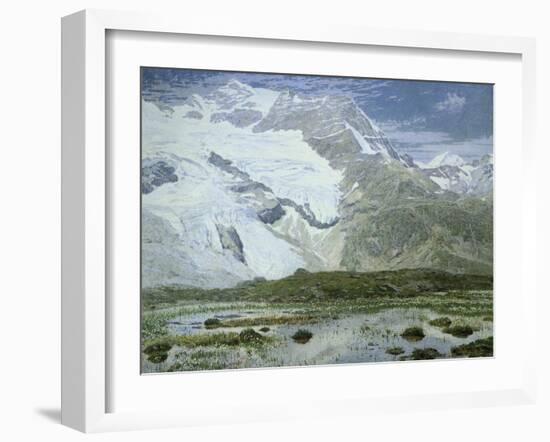 Cambrena Glacier, 1897-Filippo Carcano-Framed Giclee Print