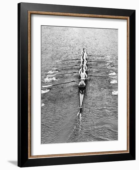 Cambridge Boat Crew 1930-null-Framed Photographic Print