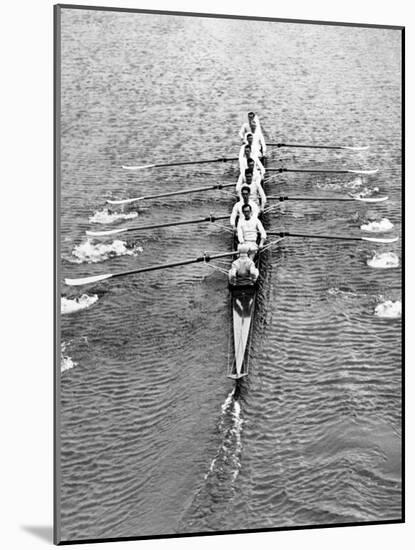 Cambridge Boat Crew 1930-null-Mounted Photographic Print