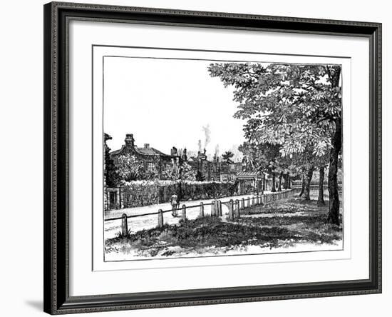Cambridge Cottage, Kew, London, 19th Century-null-Framed Giclee Print