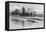 Cambridge Eight Rowing on the River Cam, 1890-null-Framed Premier Image Canvas