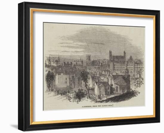 Cambridge, from the Castle Hill-null-Framed Giclee Print