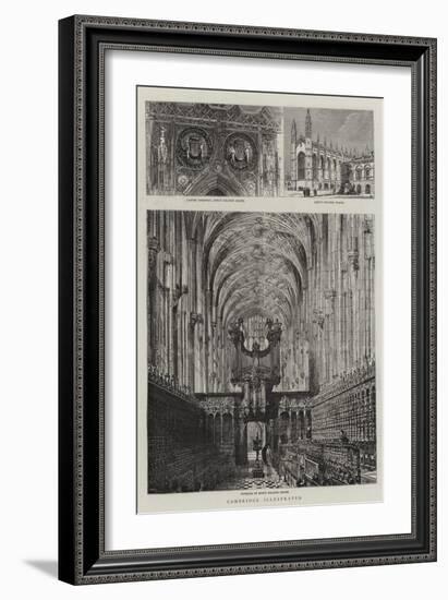 Cambridge Illustrated-Henry William Brewer-Framed Giclee Print