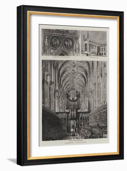 Cambridge Illustrated-Henry William Brewer-Framed Giclee Print