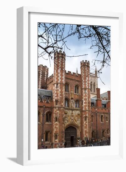 Cambridge University College-Tim Kahane-Framed Photographic Print