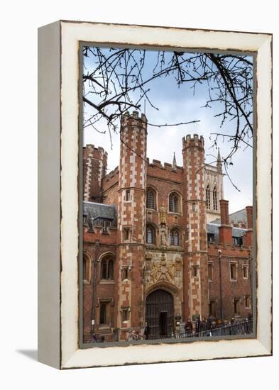 Cambridge University College-Tim Kahane-Framed Premier Image Canvas