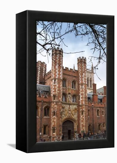 Cambridge University College-Tim Kahane-Framed Premier Image Canvas