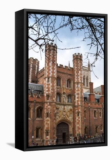 Cambridge University College-Tim Kahane-Framed Premier Image Canvas