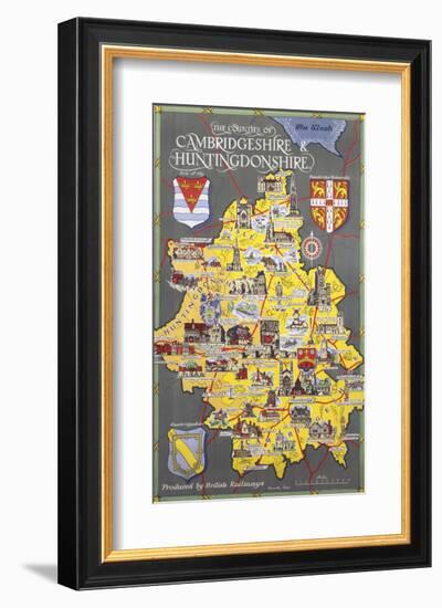 Cambridgeshire and Huntingdonshire-null-Framed Art Print