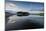 Camburi Beach and a Small Island Reflected in a River Entering the Ocean-Alex Saberi-Mounted Photographic Print