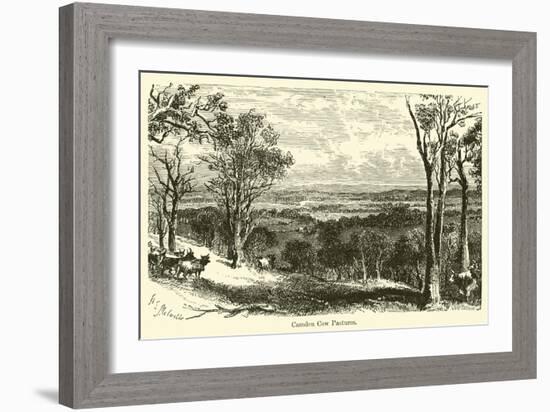 Camden Cow Pastures-Harden Sidney Melville-Framed Giclee Print