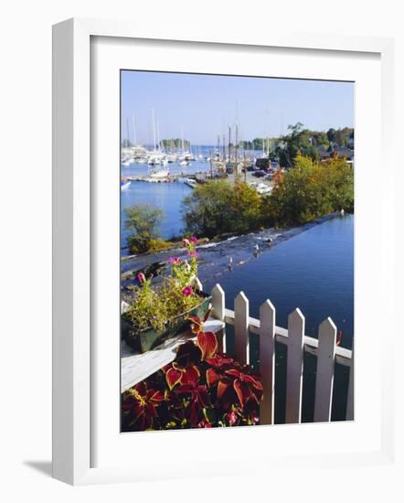 Camden Harbor, Maine, USA-Fraser Hall-Framed Photographic Print