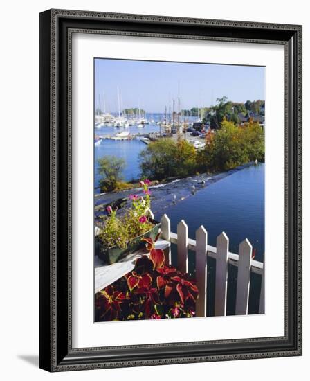 Camden Harbor, Maine, USA-Fraser Hall-Framed Photographic Print