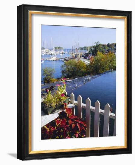 Camden Harbor, Maine, USA-Fraser Hall-Framed Photographic Print