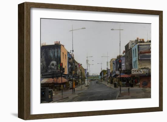 Camden High Street, September-Tom Hughes-Framed Giclee Print