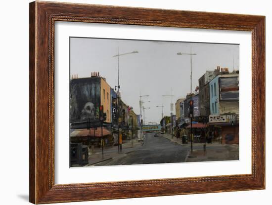 Camden High Street, September-Tom Hughes-Framed Giclee Print