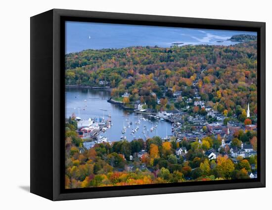 Camden, Maine, USA-Alan Copson-Framed Premier Image Canvas