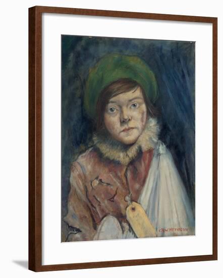 Camden Town Kid, or Cockney Stoic, 1940-Christopher Richard Wynne Nevinson-Framed Giclee Print