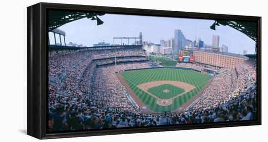 Camden Yard Stadium, Baltimore, Orioles V. Rangers, Maryland-null-Framed Stretched Canvas