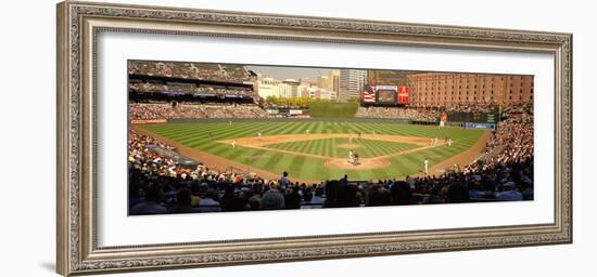 Camden Yards Baseball Game Baltimore Maryland, USA-null-Framed Photographic Print