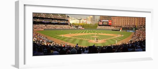 Camden Yards Baseball Game Baltimore Maryland, USA-null-Framed Photographic Print