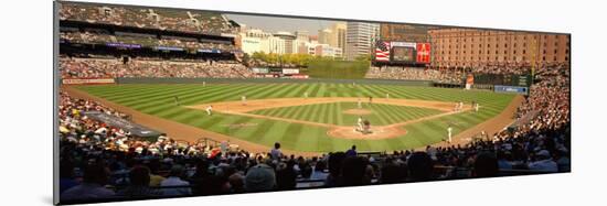 Camden Yards Baseball Game Baltimore Maryland, USA-null-Mounted Photographic Print