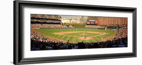 Camden Yards Baseball Game Baltimore Maryland, USA-null-Framed Photographic Print