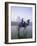 Camel and Rider in Front of the Taj Mahal and Yamuna River, Taj Mahal, Uttar Pradesh State, India-Gavin Hellier-Framed Photographic Print